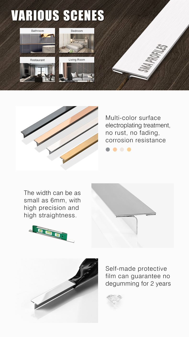 7. t shape metal transition strip
